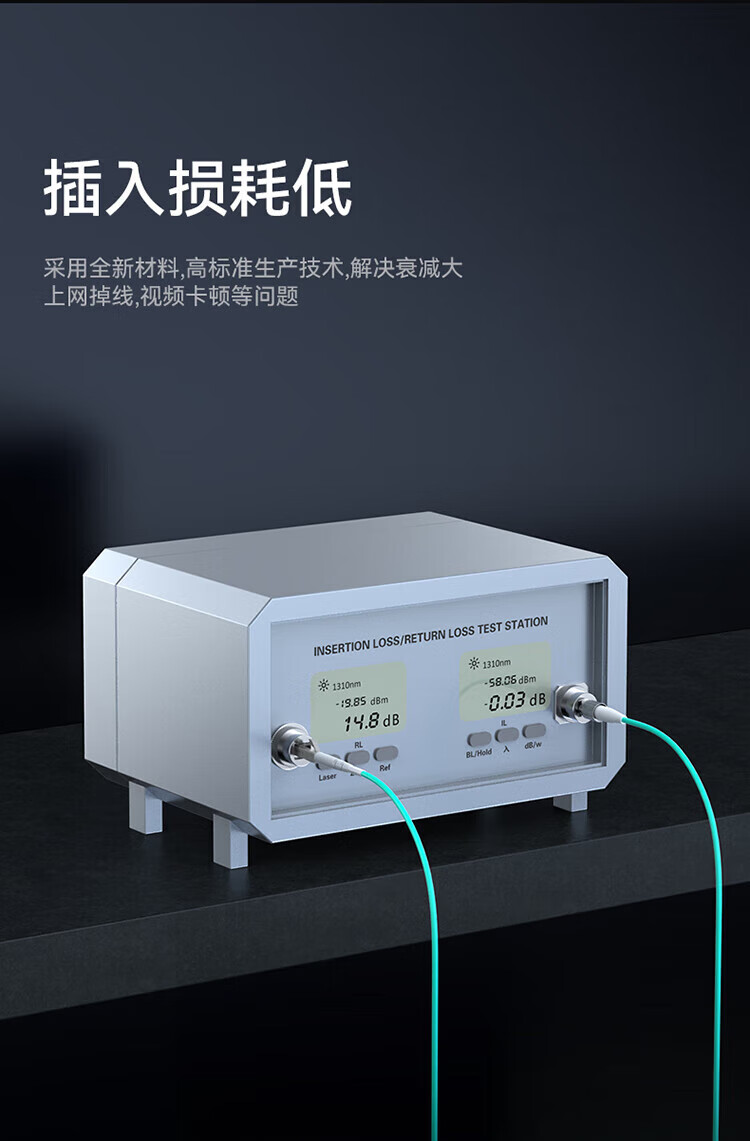 胜为（shengwei）电信级光纤跳线 LC-FC多模双芯20米 OM3-300双芯尾纤 Φ2.0低烟无卤 抗弯曲光纤线 FOC-3200