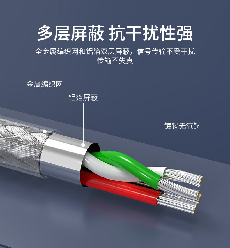 胜为（shengwei）usb2.0方口打印机数据线 电源连接线纯铜双屏蔽 佳能爱普生惠普打印机连接线5米 UC-1050