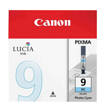 佳能（Canon）PGI-9 PC照片青色墨盒（适用Pro9500MarkII、Pro9500）