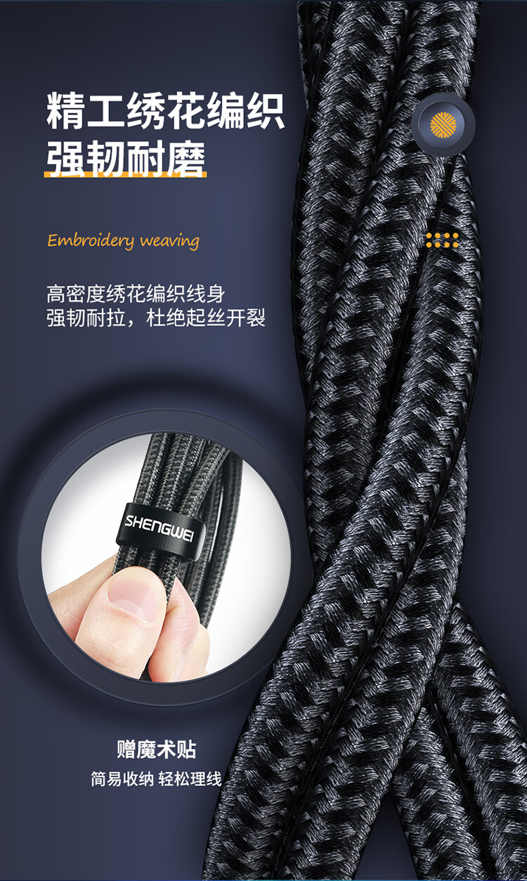 胜为（shengwei）HDMI转VGA线转换器 高清视频转接线 电脑电视盒子连接显示器投影仪转接头1.8米 AHV0018J