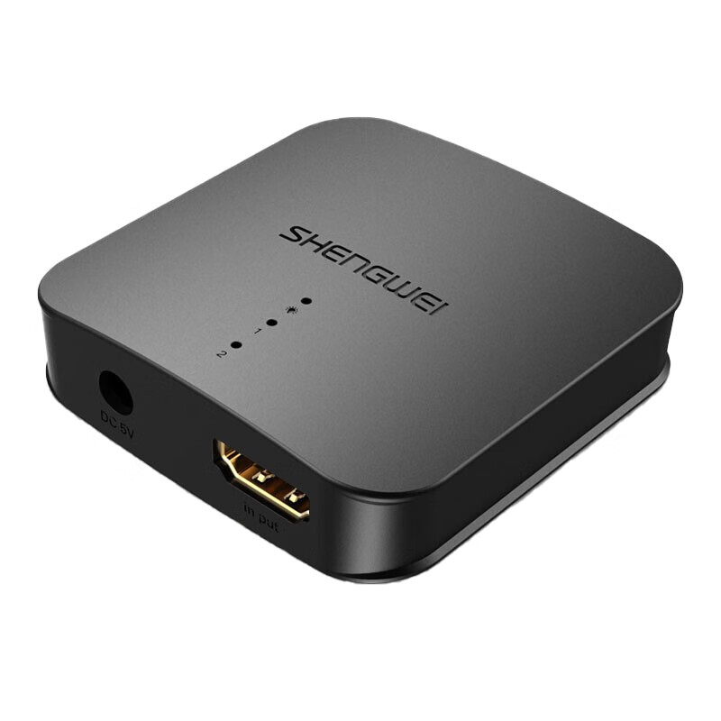 胜为（shengwei）HDMI一分二分配器 桌面式1进2出4K数字高清视频分屏器1.4版 音视频显示器 HP-102