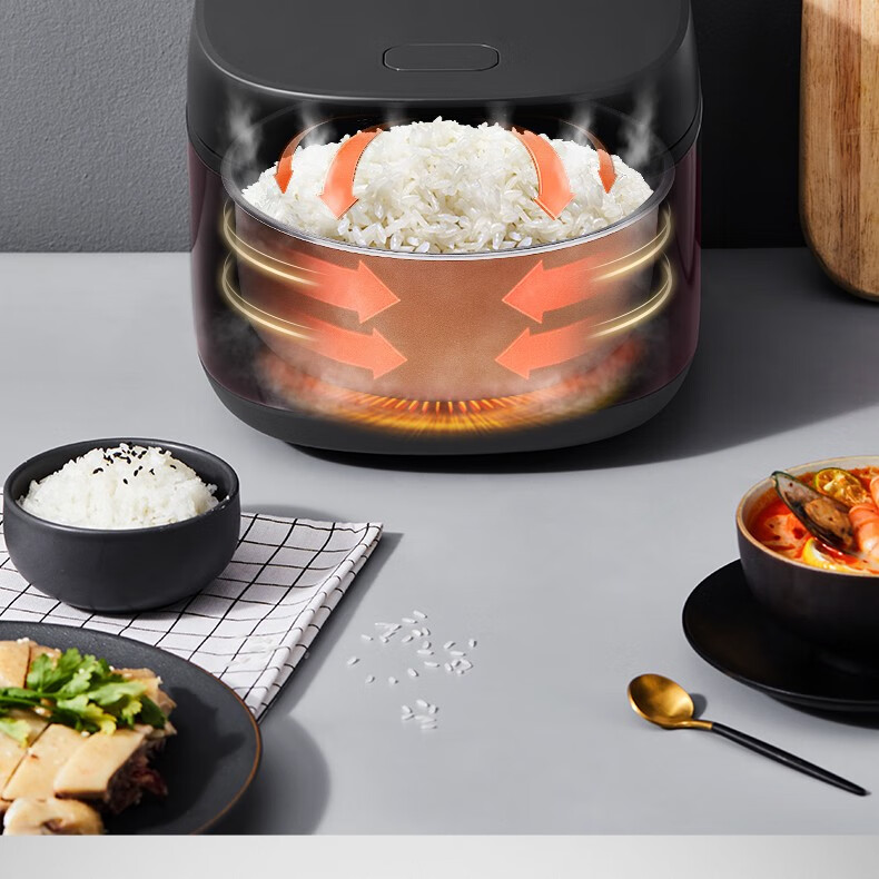 美的（Midea）电饭煲 5L一键柴米饭 智能预约金属机身圆灶釜内胆可电饭锅 FB50M171