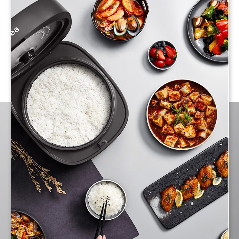 美的（Midea）电饭煲 5L一键柴米饭 智能预约金属机身圆灶釜内胆可电饭锅 FB50M171