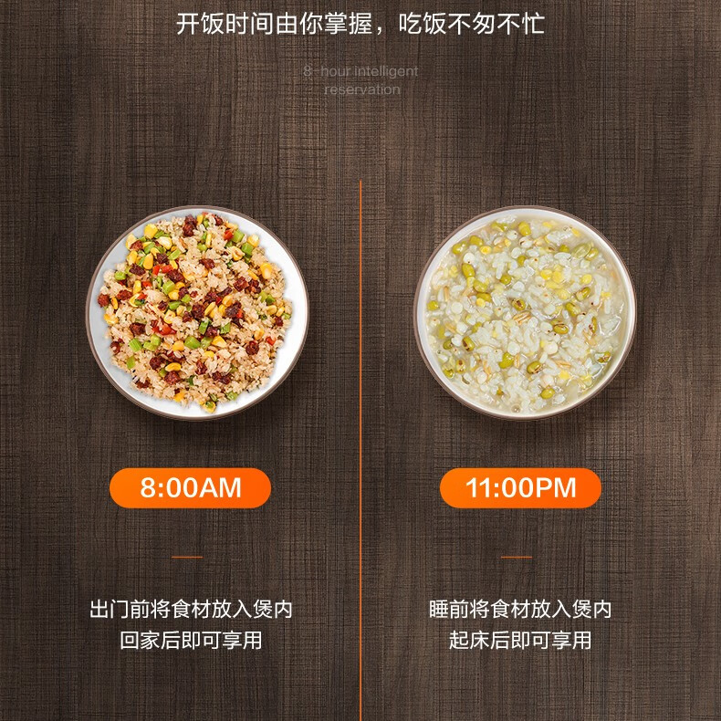 美的（Midea）电饭煲 5L一键柴米饭 智能预约金属机身圆灶釜内胆可电饭锅 FB50M171