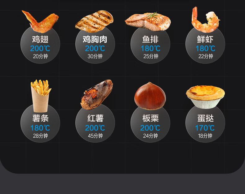 美的（Midea）空气炸锅7.3L大容量智能多功能WIFI可视窗口超嫩力水雾嫩烤箱易清洗 KZS7301XM