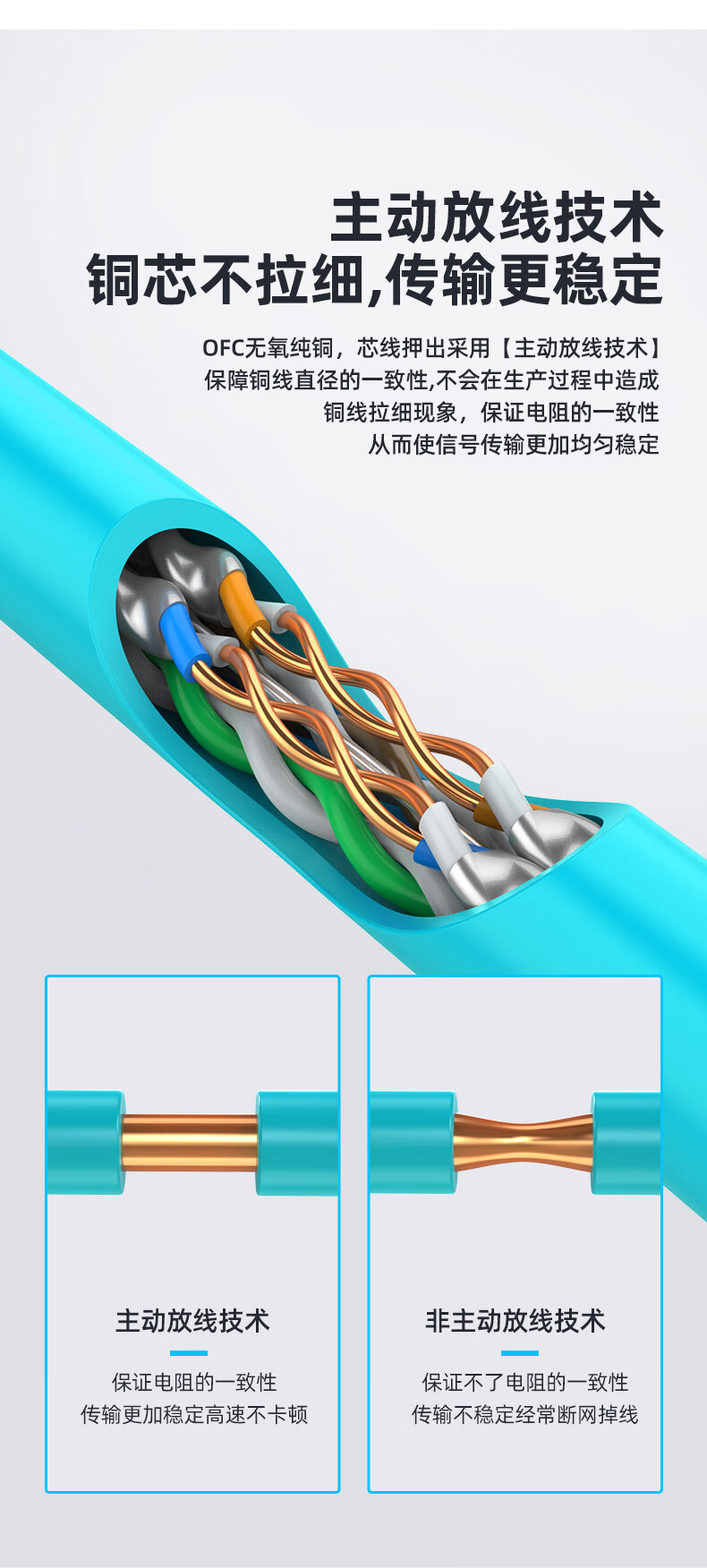 胜为（shengwei）超六类万兆网线 双层屏蔽 0.58mm纯铜 CAT6A无氧铜网络箱线低烟无卤阻燃网线100米CL6A571C