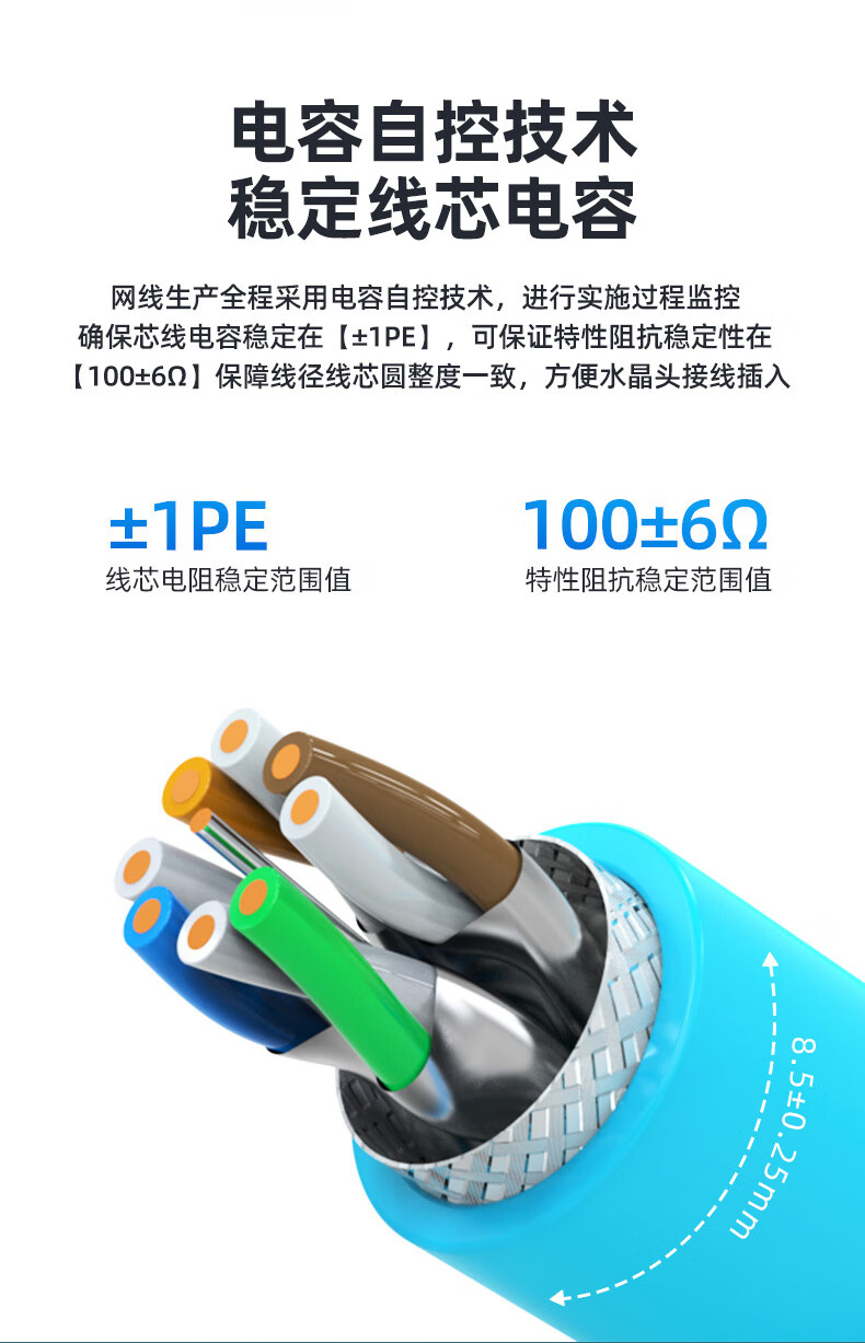 胜为（shengwei）超六类万兆网线 双层屏蔽 0.58mm纯铜 CAT6A无氧铜网络箱线低烟无卤阻燃网线100米CL6A571C