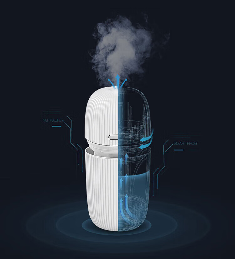 卡蛙 加湿器家用普罗旺斯香薰加湿器KW-AD01