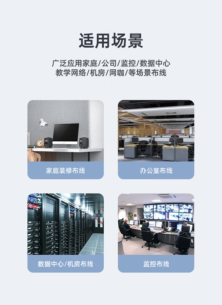 SAMZHE 山泽七类万兆铜壳屏蔽两件式CAT7水晶头FTP万兆网络RJ45头带尾夹1.3MM线孔100个装WL-7100
