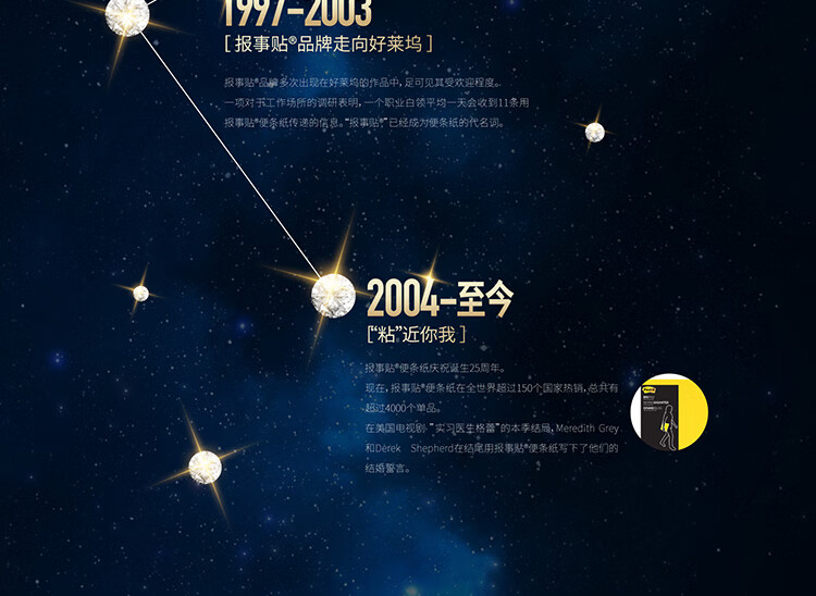 3M 便利贴 报事贴/便条纸/便签纸/指示标签 办公用品 5色/包 6包装 683-5CF