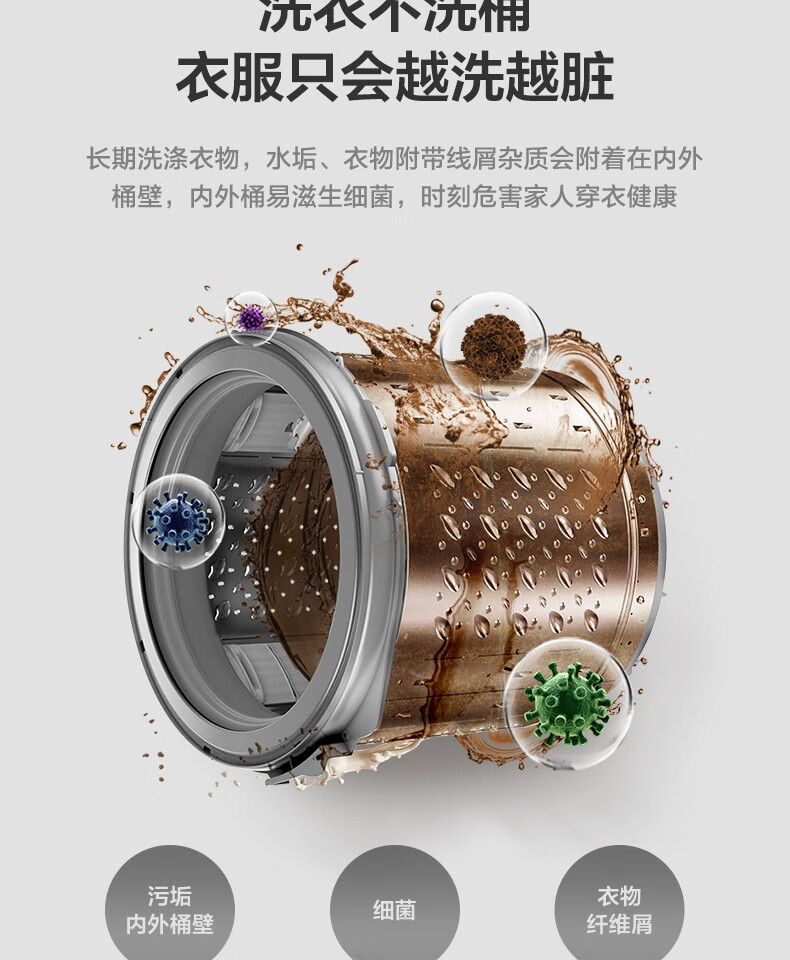 美的（Midea）小洗衣机全自动波轮5.5公斤迷你洗衣机宿舍租房家用专利免清洗快洗脱水甩干预约MB55V35E
