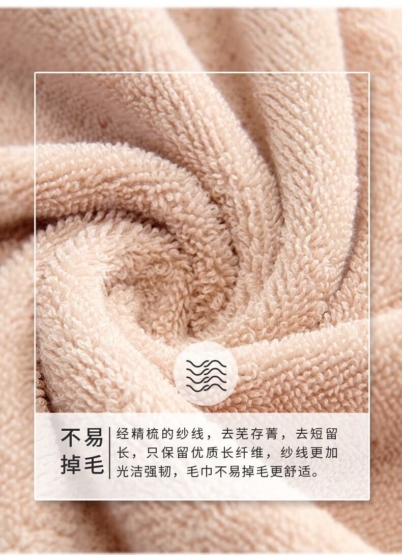 孚日家纺（SUNVIM）艾美利亚5A抗菌礼盒系列 105g毛巾双条装 34*70cm SUN22603-B