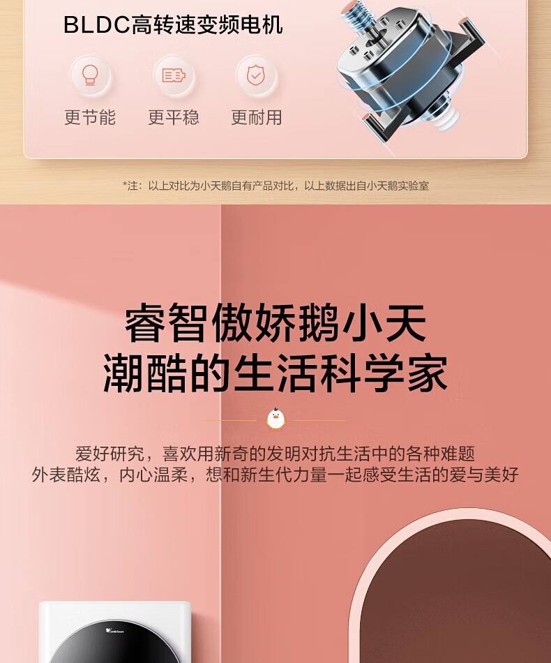 小天鹅（LittleSwan）壁挂洗衣机 滚筒全自动母婴儿童内衣内裤3公斤迷你小型宝宝专洗智能 TG30V820MW