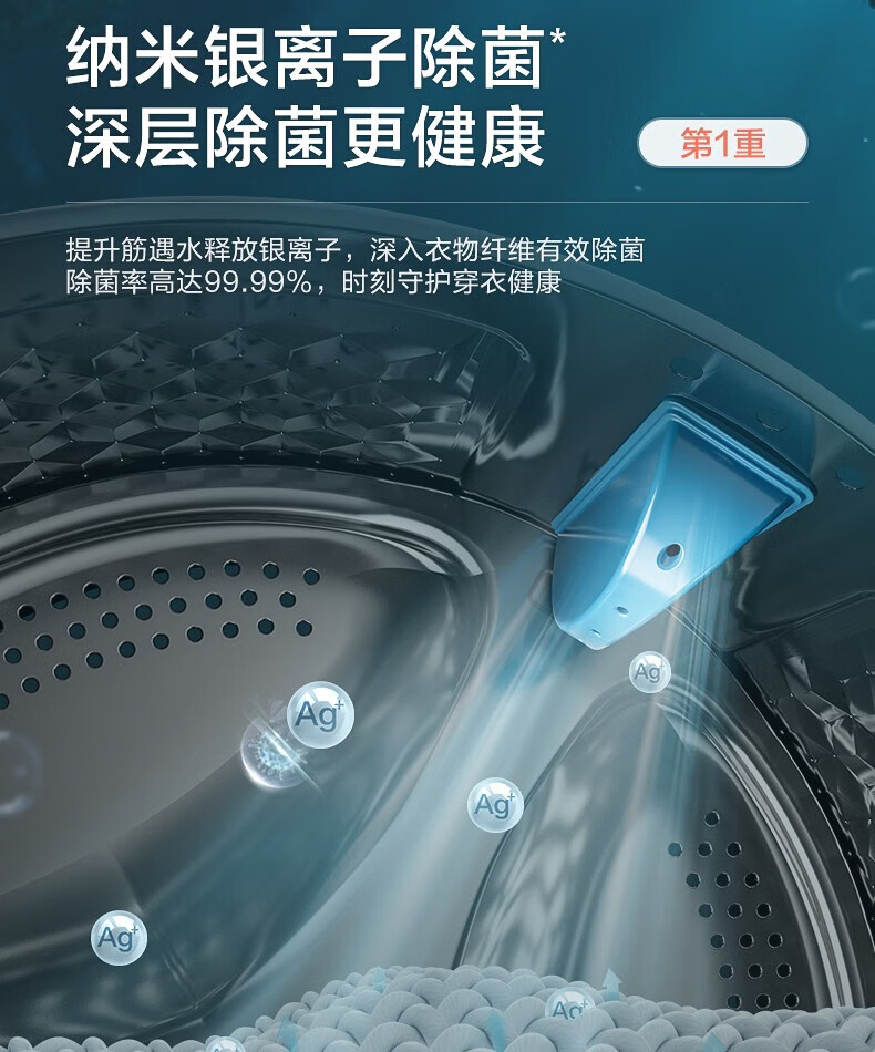 小天鹅（LittleSwan）壁挂洗衣机 滚筒全自动母婴儿童内衣内裤3公斤迷你小型宝宝专洗智能 TG30V820MW