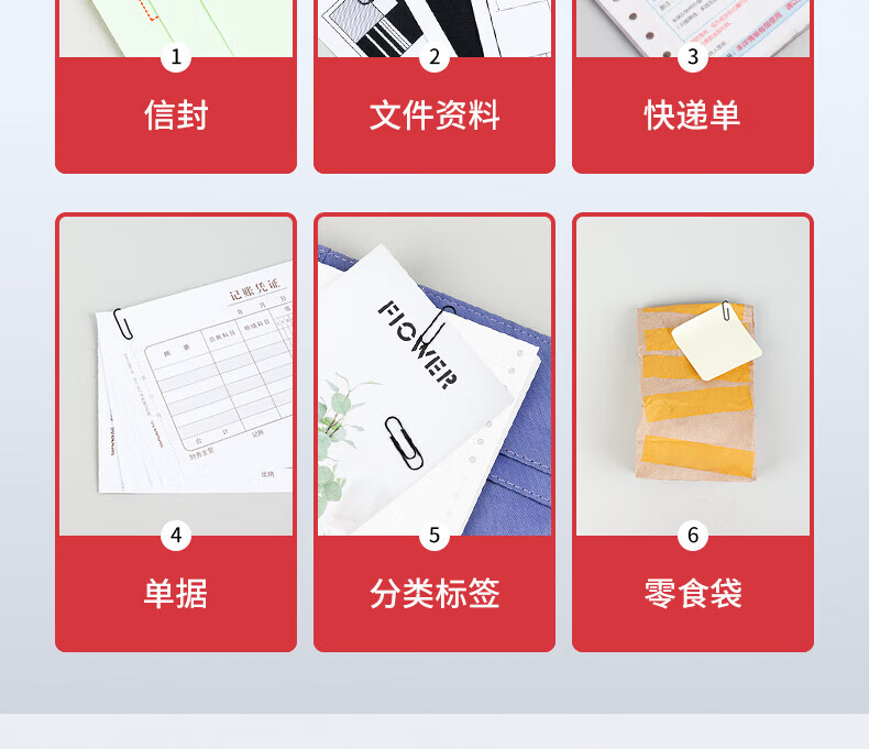 得力（deli）29mm发黑回形针 3#金属曲别针 黑色防锈处理 200枚/筒 5筒装 0037-B