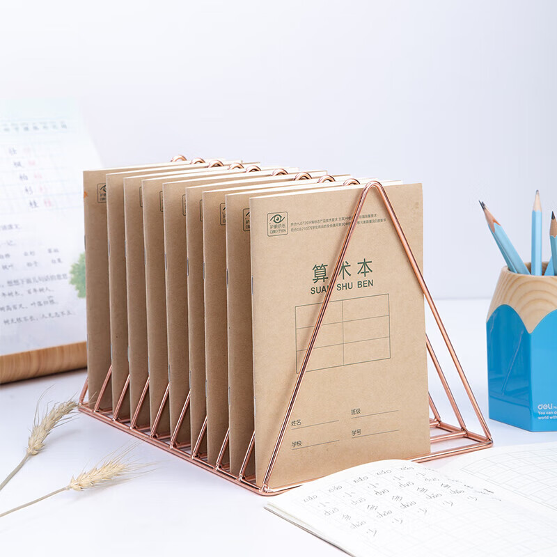 得力（deli）骑马钉作业本田字格 汉语拼音本生字本作文写字练字本 20本装 生字本（带点） D3620