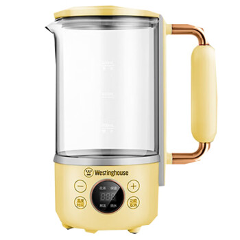 西屋（Westinghouse）电热水壶养生壶烧水壶花茶壶 WYH-A653 黄色