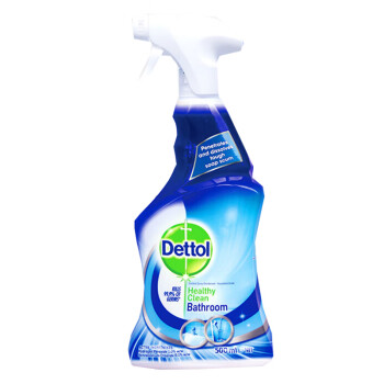 滴露（Dettol）玻璃清洁剂 除水垢皂垢 浴室清洁除菌喷雾500ml