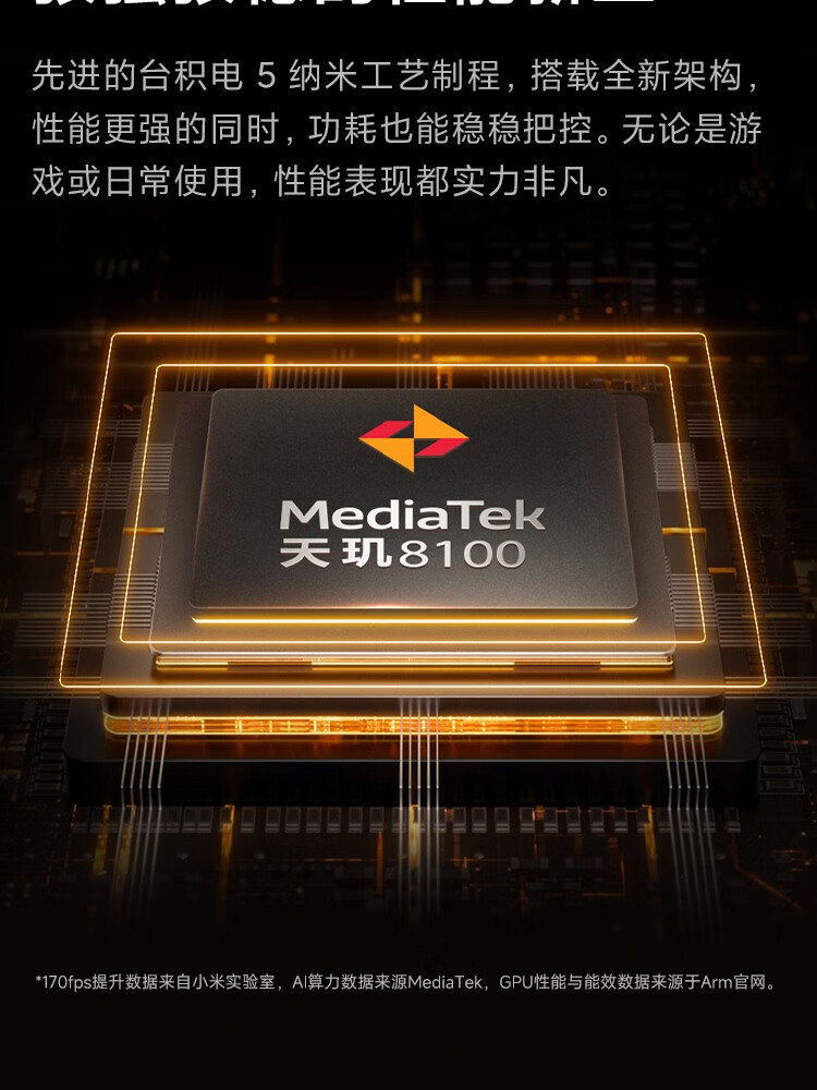 小米 红米Redmi K50 天玑8100 OIS光学防抖 5500mAh大电量 8GB+256GB 墨羽 5G智能手机
