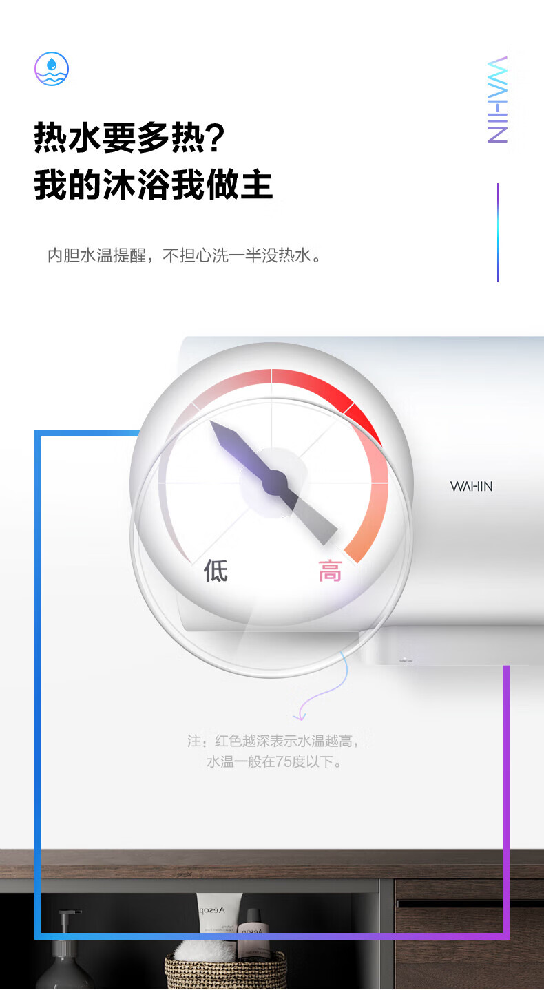 Midea美的电热水器 节能省电小型热水器省电小体积电热水器速热电热水器 F4021-Y1