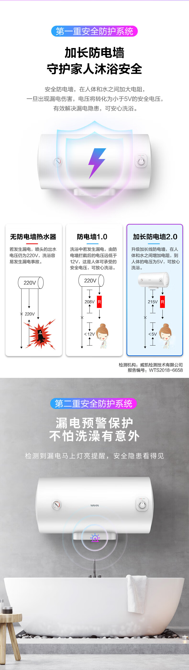 Midea美的电热水器 节能省电小型热水器省电小体积电热水器速热电热水器 F4021-Y1