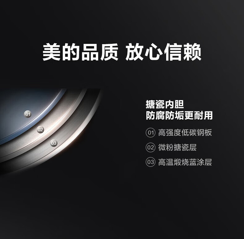 Midea美的电热水器 家用节能速热储水式变频热水器电热水器 F6021-TK1(HEY)