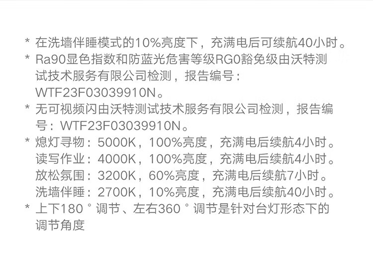 小米 便携学生学习书房宿舍卧室床头磁吸夹子灯手电筒 米家多功能充电台灯