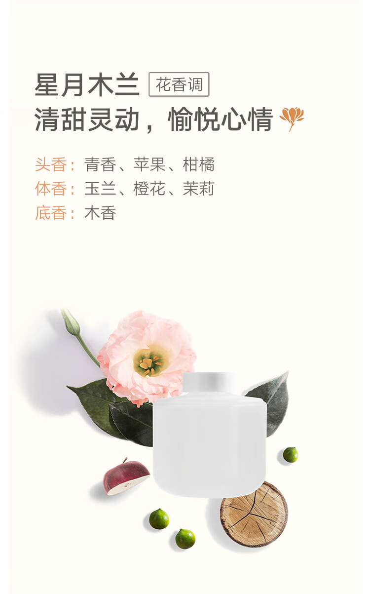 小米自动香氛机套装 自动喷香 四挡可调 香味浓淡可选 微孔雾化 天然精油香氛配方