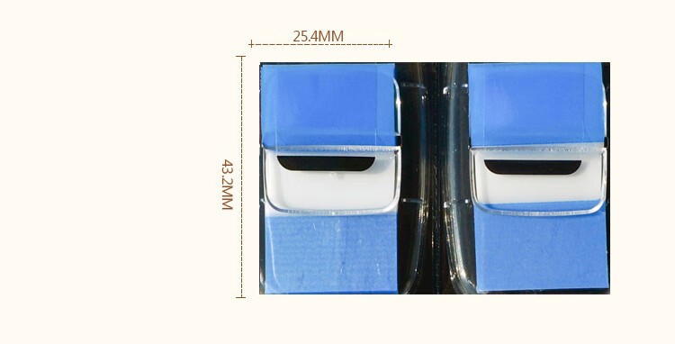 3M 抽取式标签 报事贴/便条纸/便签纸/指示标签 办公用品 6包装 680-BE2 蓝色