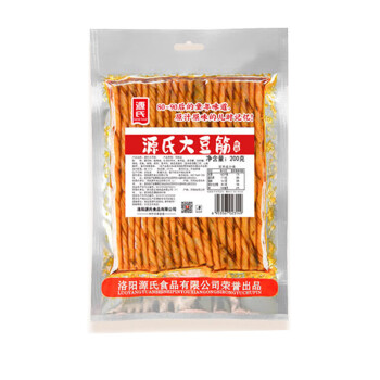 源氏 办公室休闲食品老式大辣片 大豆筋200g*5袋
