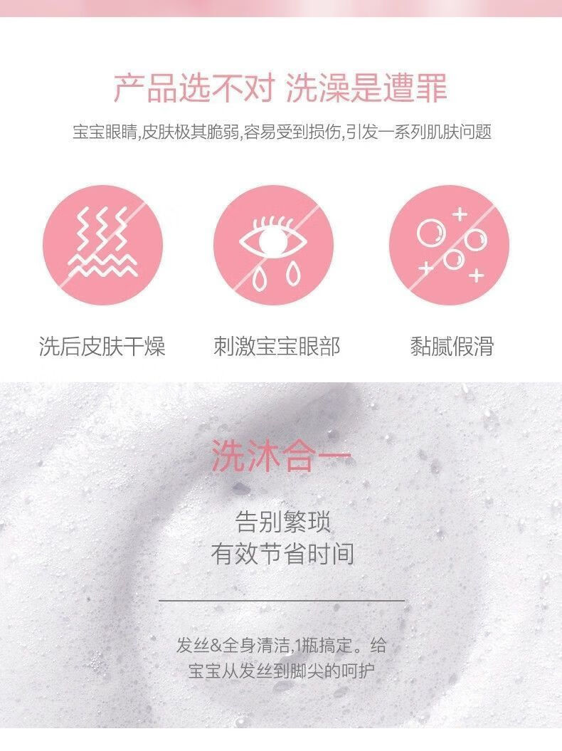 红色小象呵护礼盒三件套婴儿洗发沐浴露99Ml南极冰藻乳99ml+南极冰藻霜52g