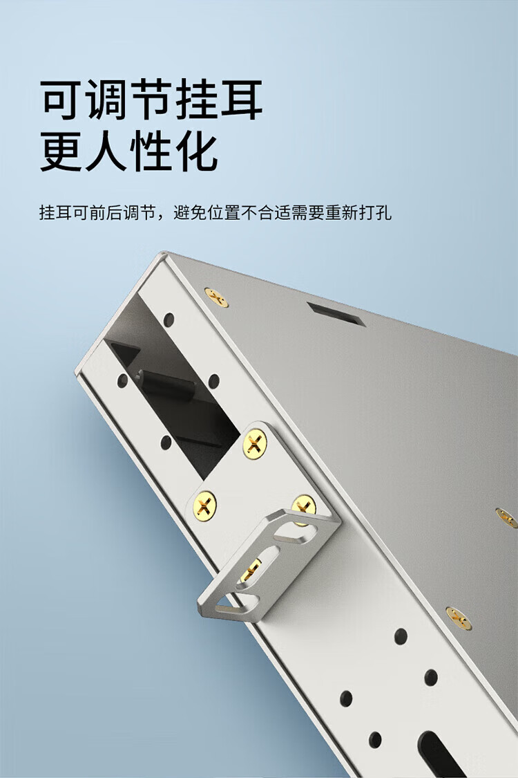 SAMZHE 山泽96芯ODF光纤配线架LC多模满配19英寸推拉式光纤机架式1.2mm冷轧板ODF-LC96M