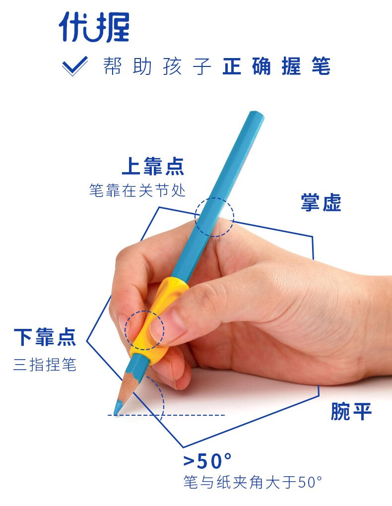 晨光（M&G）优握左右握笔器 幼儿园小学生矫正握笔纠正儿童初学者 5卡装 APJ99203