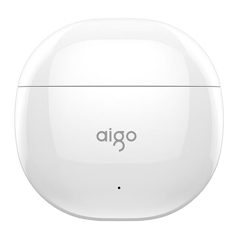 aigo爱国者 无线蓝牙耳机通话半入耳游戏运动 苹果华为小米安卓通用TA80白 【ENC双麦通话降噪】