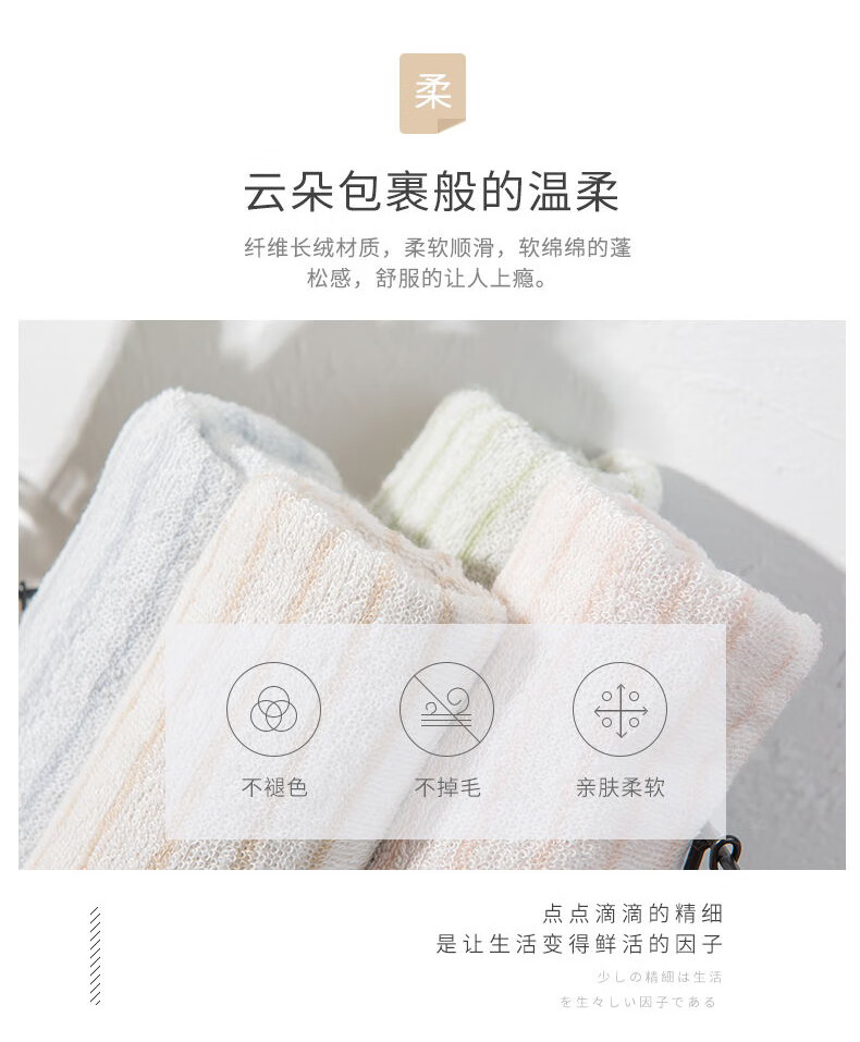 金号倾城系列毛巾礼盒  ZL1903  颜色随机 四条装
