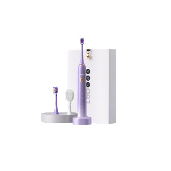 力博得（Lebooo）电动牙刷LBT-203552B低噪高频智能声波牙刷 七夕礼物情侣款星空礼盒 星芒Pro 暮晨紫