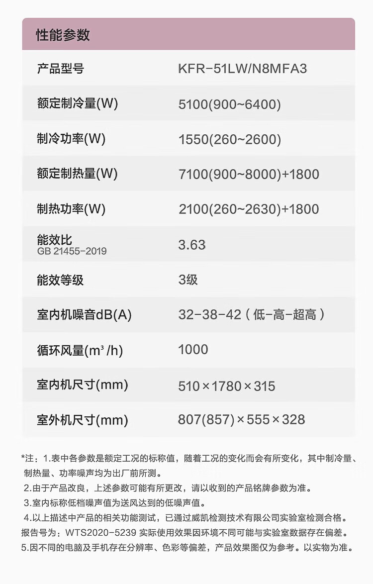 Midea空调柜机 风客 新能效 智能变频冷暖柜式 空调立式 方形客厅空调 2匹 KFR-51LW/N8MFA3