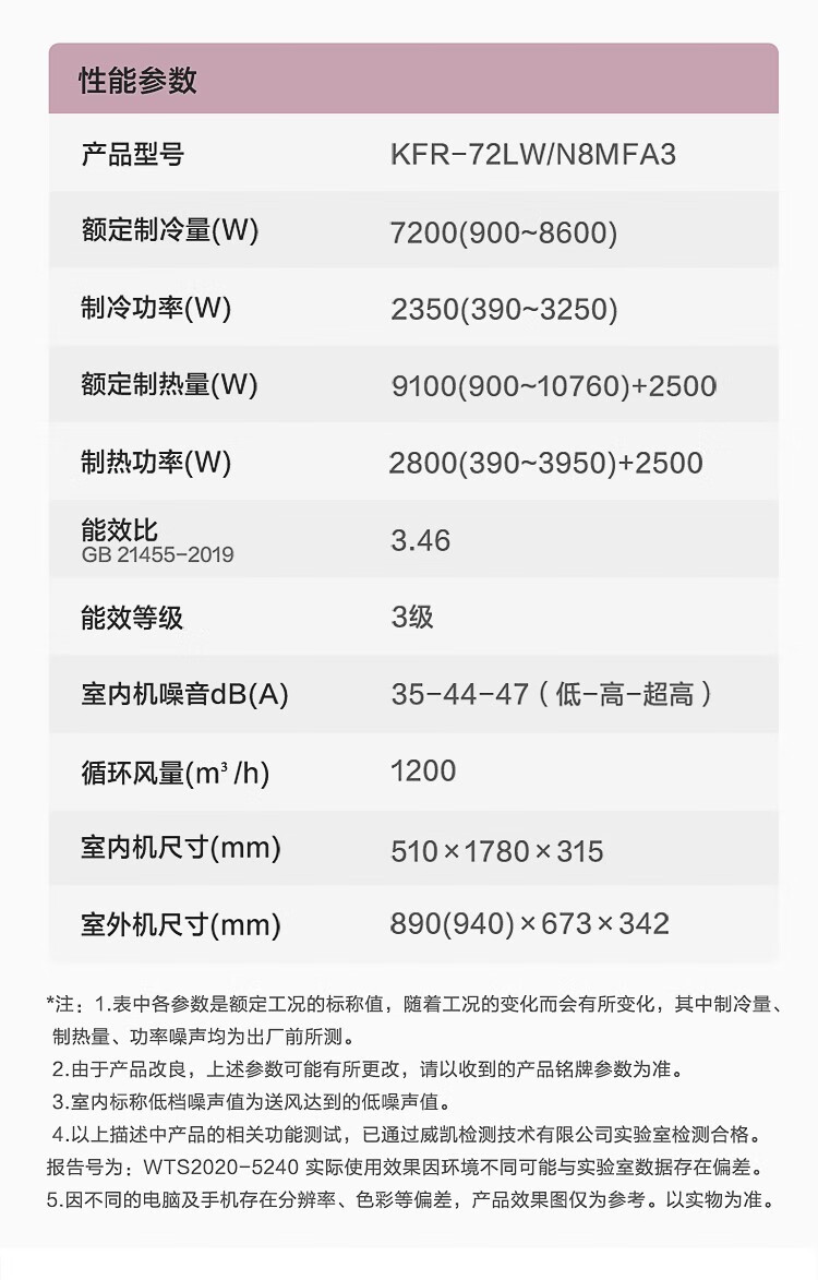 Midea空调柜机 风客 新能效 智能变频冷暖柜式 空调立式 方形客厅空调 2匹 KFR-51LW/N8MFA3