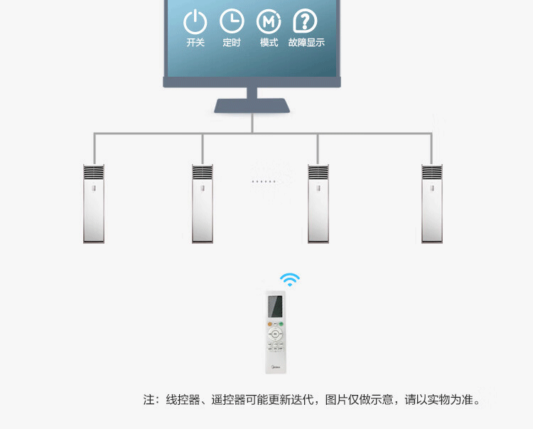 Midea空调柜机 风客 新能效 智能变频冷暖柜式 空调立式 方形客厅空调 2匹 KFR-51LW/N8MFA3