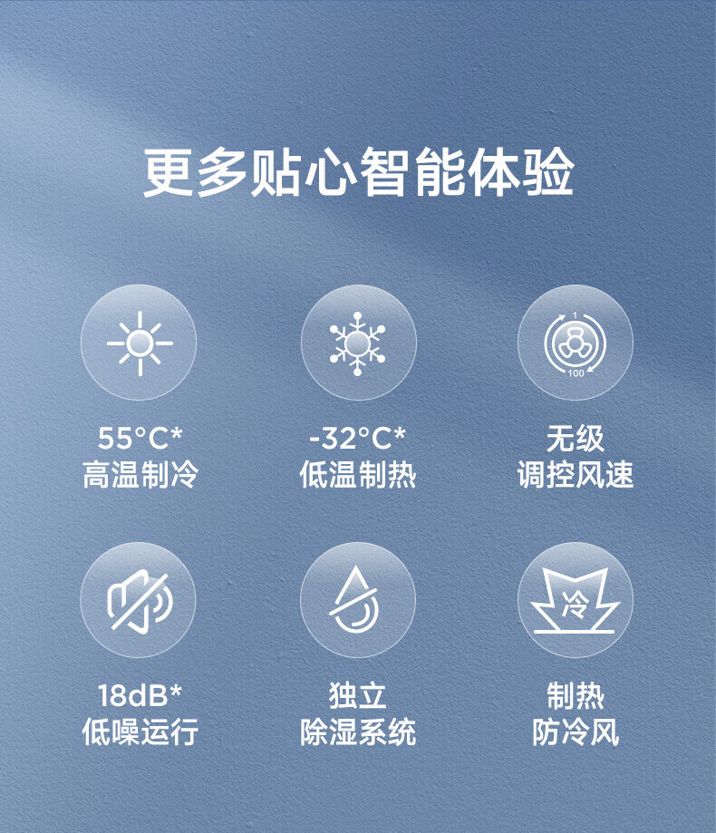 Midea新一级能效 全直流变频冷暖 智能自清洁 节能挂机家用壁挂式 酷金大1匹 KFR-26GW/N8ZHA1