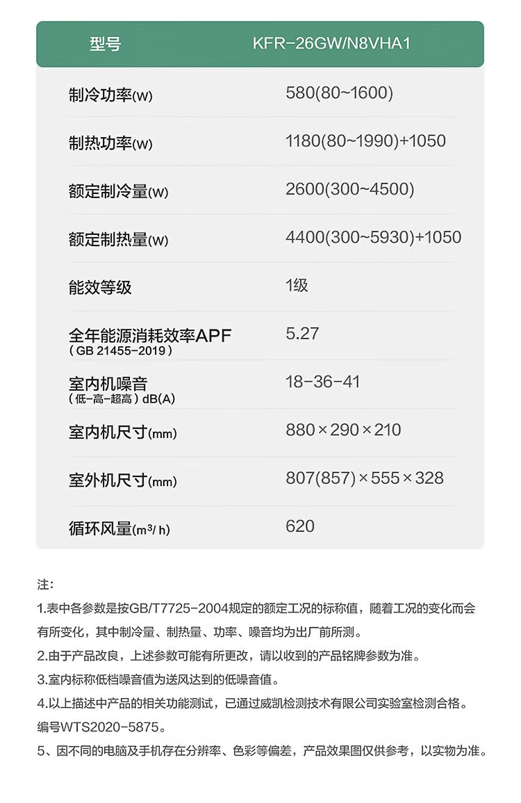 Midea空调大1.5匹挂机 新一级能效变频壁挂式冷暖空调 智能家电 极酷 1.5匹 35GW/N8VHA1