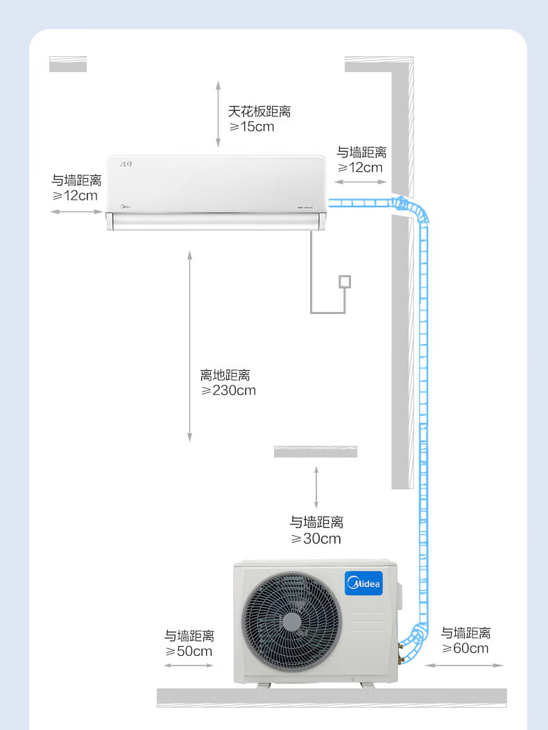 Midea1.5匹 风尊 时尚版 新一级能效 变频冷暖 壁挂式空调挂机 京东小家智能家电 KFR-35GW/N8MXC1