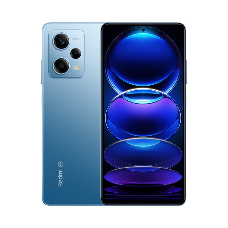 小米 Redmi Note12 5G IMX766 旗舰影像 OIS光学防抖 OLED柔性直屏 8GB+128GB时光蓝 智能手机 小米红米