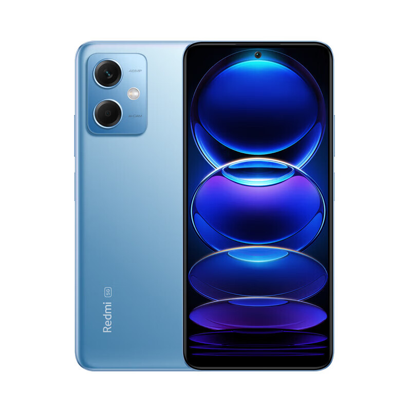 小米 Redmi Note12 5G 120Hz OLED屏幕 骁龙4移动平台 5000mAh长续航 6GB+128GB时光蓝 智能手机 小米红米