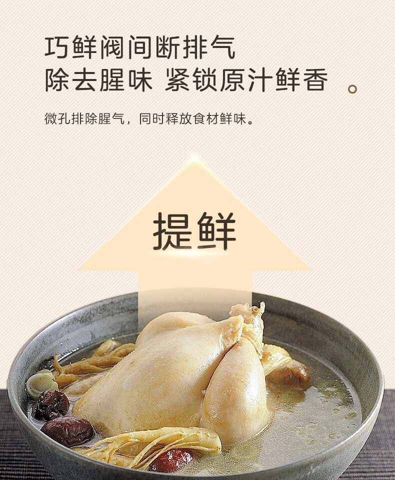 美的（Midea）电压力锅 6L家用双胆多功能全自动智能高压锅4-10人一锅两煮 MY-EYL6041