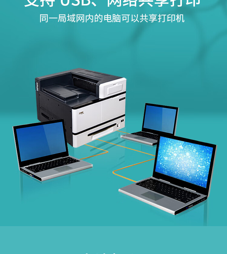 立思辰（LANXUM）A3黑白激光单功能打印机GA5025DN 双面打印、网络打印