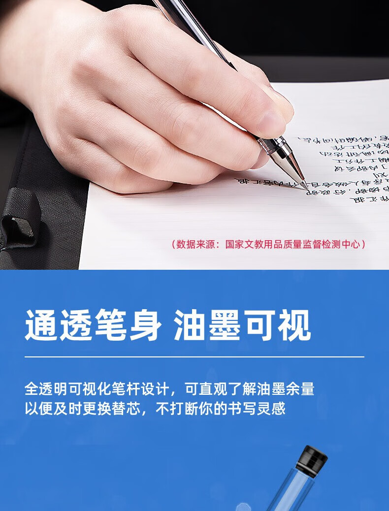 得力（deli）0.7mm学生办公中性笔 子弹头水性笔 考试书写笔 黑色 12支装 6688