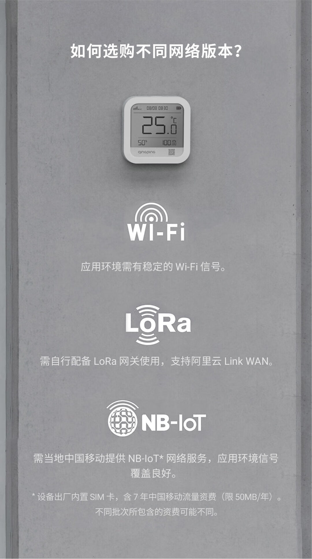 青萍（Qingping）商用电子温湿度计 工业高精度无线记录仪 智能远程报警 S Wi-Fi版（低温气压版）