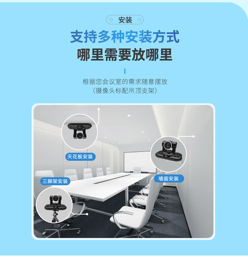 易视讯 USB/SDI/HDMI视频会议摄像头/高清会议摄像机/多接口系统设备YSX-350R
