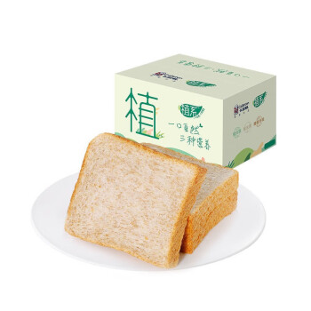 卡尔顿（Calleton）全麦面包切片早餐代餐饱腹粗粮杂粮 谷物吐司540g